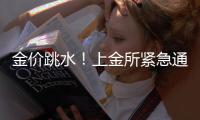 金价跳水	！上金所紧急通知